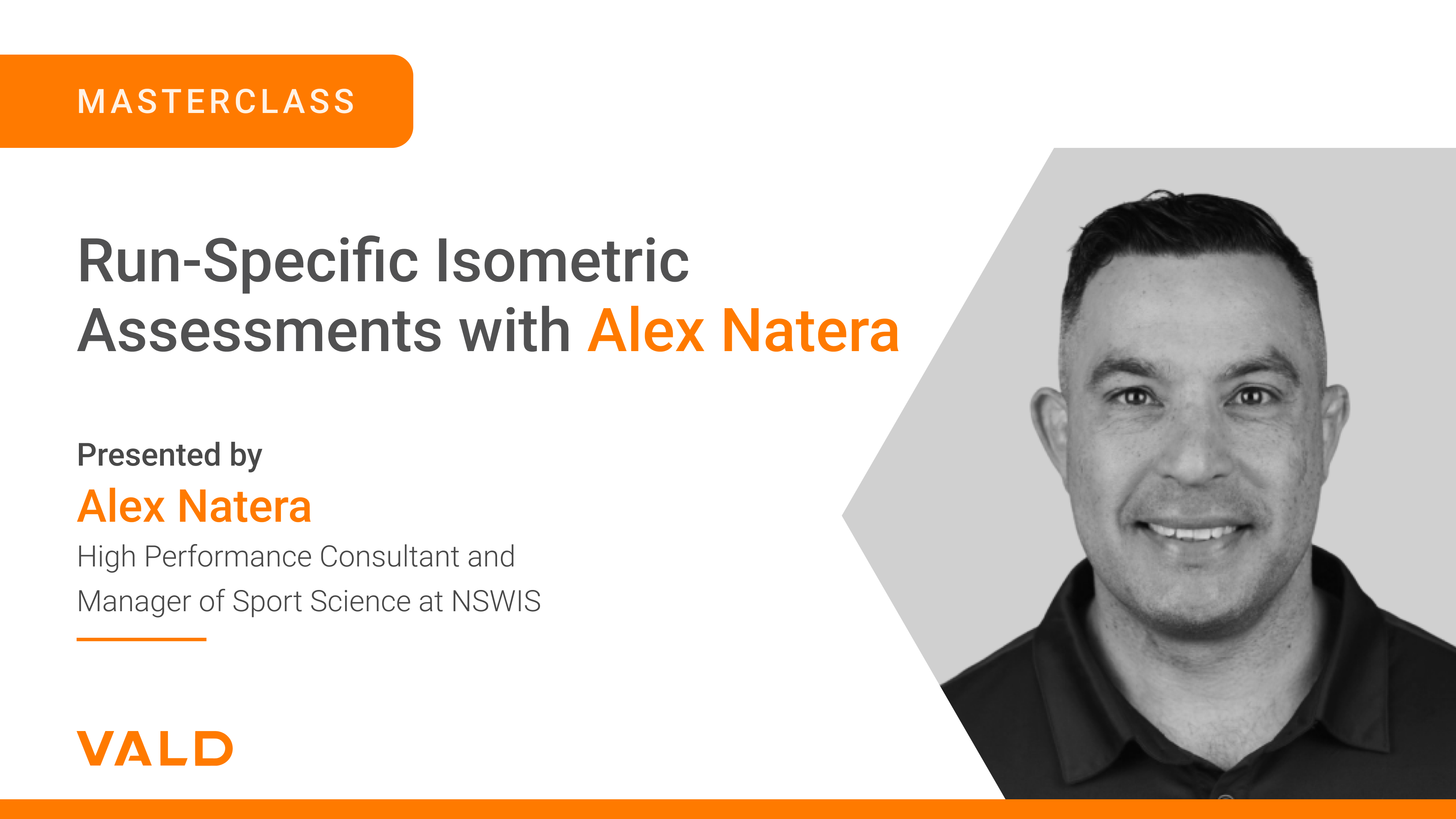 Masterclass Run Specific Isometric Assessments With Alex Natera