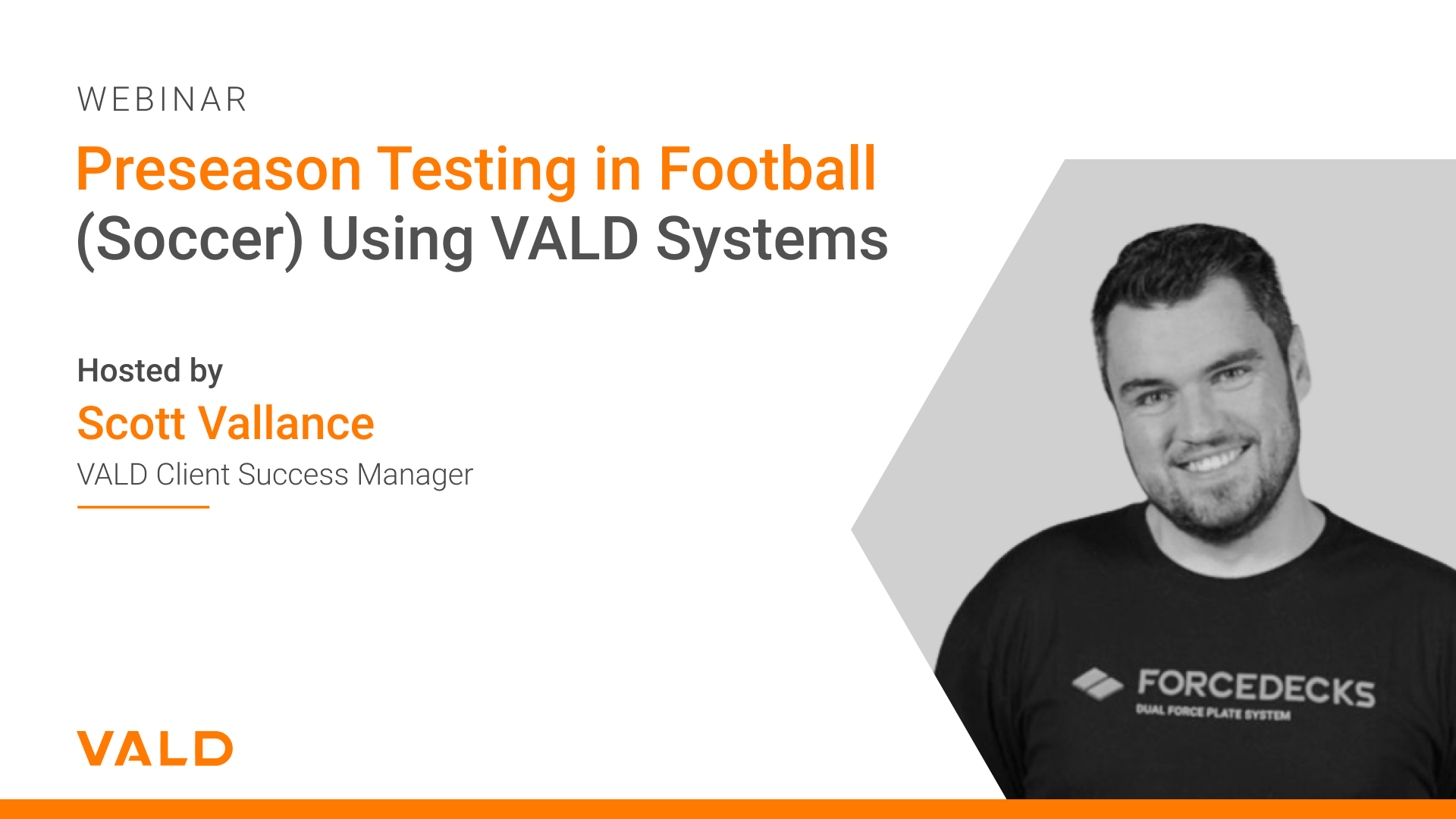 Preseason Testing in Football (soccer) Using VALD Systems